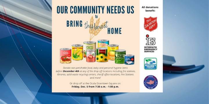 Donations open for Marion County’s ‘Bring the Harvest Home’ holiday drive