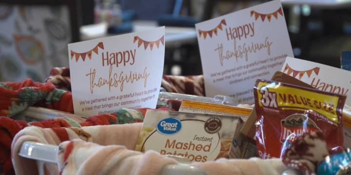 Bryan seniors help raise over 700 pounds of food