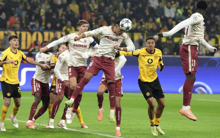 El Villarreal se desfigura tras una noche aciaga en Dortmund