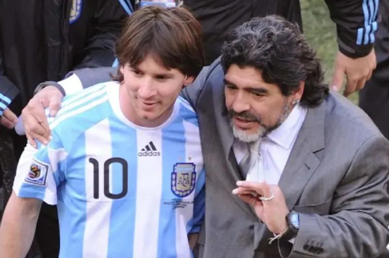 A cinco años de su partida inaceptable: así recordó Messi a Diego