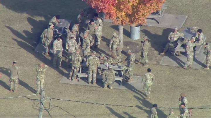 Costs mount as National Guard soldiers near Chicago sit on standby