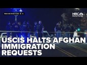 USCIS halts Afghan immigration requests following shooting of West Virginia troops in D.C.