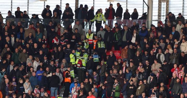 Stoke City fan treated by medics 'doing OK after very traumatic experience'