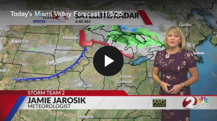 Windy and warmer ahead of a cold front today, but will it rain?