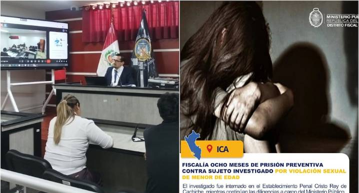 Ica: cárcel contra sujeto acusado de violar varias veces a su sobrina de 12 años