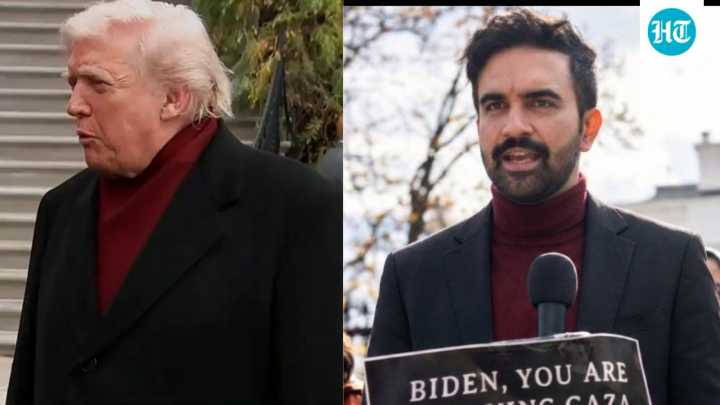Trump's new winter look goes viral, internet says he's ‘copying’ Mamdani's style
