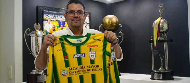Real Cartagena presentó a Álvaro Hernández como su nuevo entrenador
