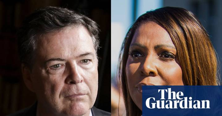 US judge throws out criminal cases against James Comey and Letitia James