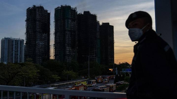 Hong Kong firefighters make final search for survivors after apartment tower blaze kills 94