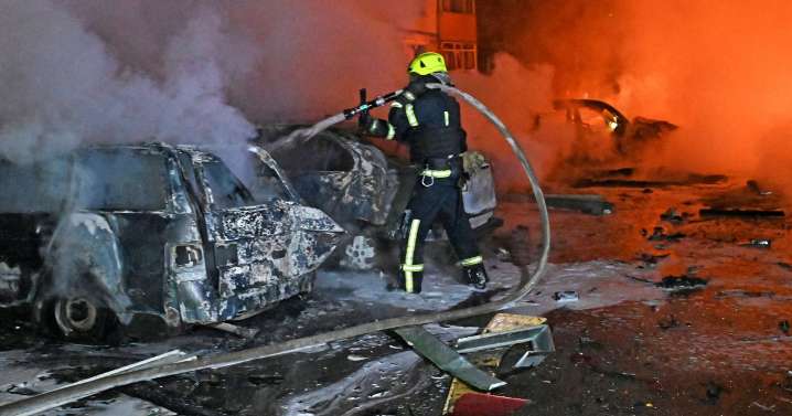 At least 10 killed in heavy Russian attack on Ukraine, officials say