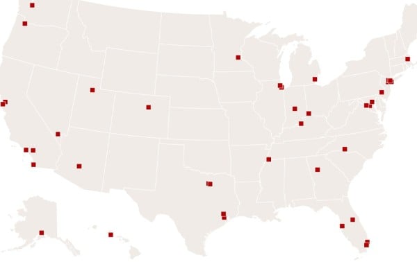 Estos son los aeropuertos en EU afectados por la reducción del tráfico aéreo