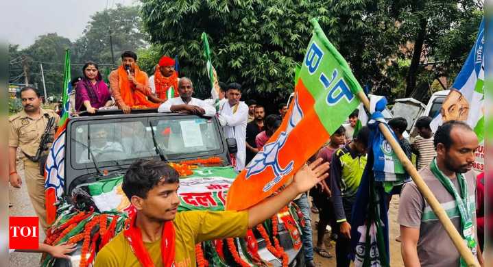 'Invaded roadshow, hurled abuses': BJP MP Manoj Tiwari allegedly attacked by RJD supporters in Buxar; files complaint with EC