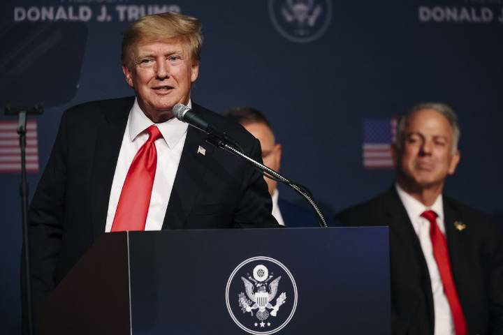 Democrats in Nevada slam Lombardo over Trump endorsement