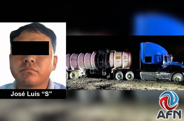 Llevaba 13 mil litros de gasolina irregular; fue sentenciado a 12 años de cárcel