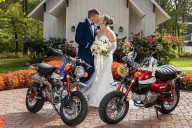 Bride and Groom's Motorcycles Stolen from Their Driveway After Nuptials