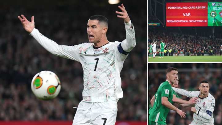 WATCH: Cristiano Ronaldo shown first Portugal red card in 22 years in Ireland defeat, could miss World Cup ’26 games