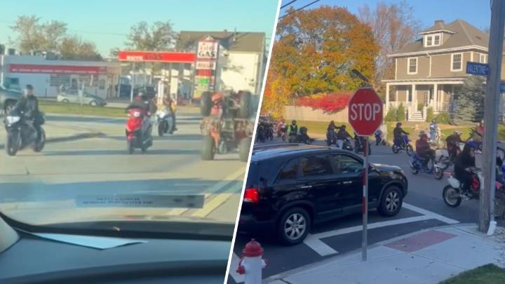 Fall River street takeover leads to 5 arrests