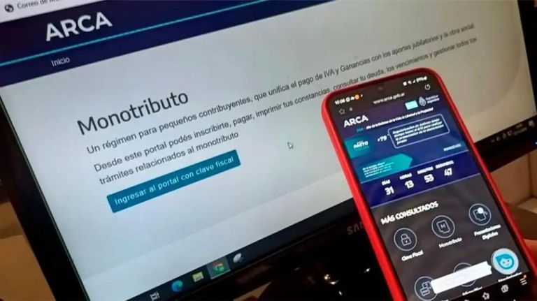 Milei desmintió que se vaya a dar de baja al monotributo