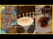 Eating our way through the Disney Destiny cruise ship