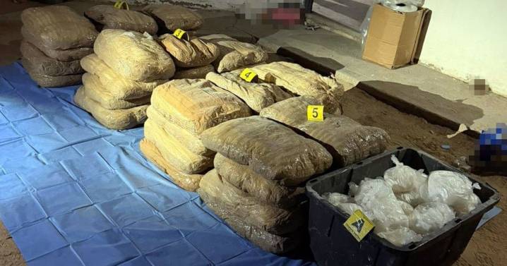 Aseguran casi media tonelada de metanfetamina en cateo vinculado a investigación por homicidio en San Luis Río Colorado