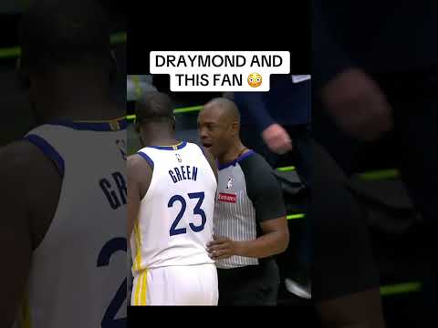 A fan received a warning after this moment with Draymond