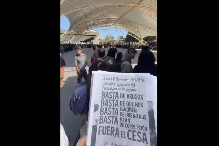 POLITICÓN: Estudiantes del Tec Laguna exigen auditoría a la Presidenta; denuncian irregularidades