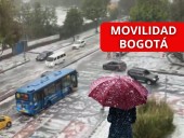 🔴EN VIVO movilidad en Bogotá tras fuertes lluvias y granizada HOY: TransMilenio y vías inundadas