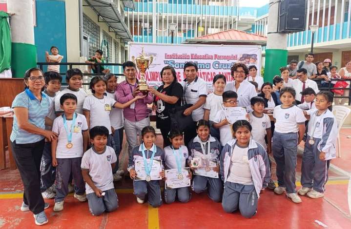 Morropón: estudiantes de Sechura y La Unión destacan y ganan Olimpiadas de Matemáticas