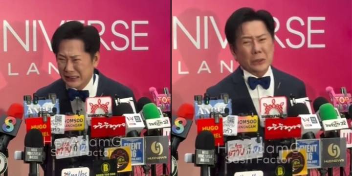 Mr. Nawat rompe en llanto tras escándalo con Miss México y pide perdón en Miss Universo 2025