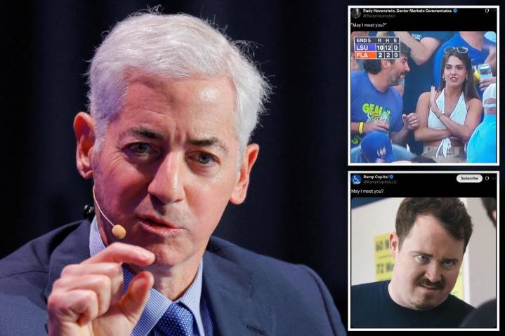 Bill Ackman's pick-up line ruthlessly mocked online