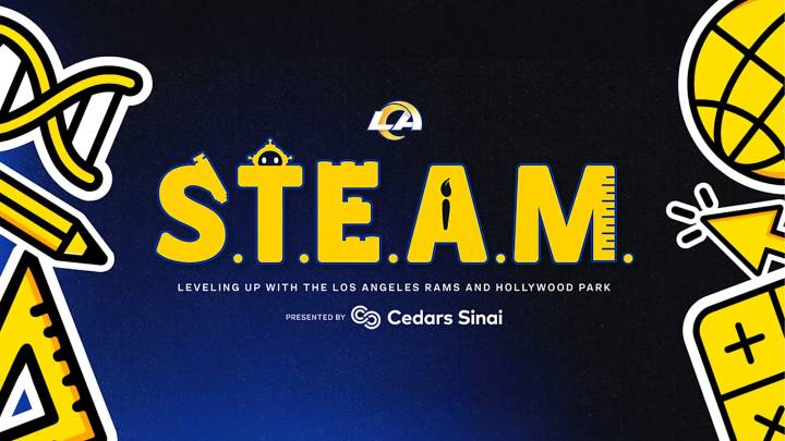 Rams and Hollywood Park launch free S.T.E.A.M. Education Program to reach school districts across Los Angeles