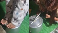 Woman Struggles To Open Cooker, Next She Is On Top Of It: ‘That’s So Dangerous, You’re Lucky It Didn’t Burst’