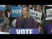 Mikie Sherrill holds rally in Newark days before Election Day