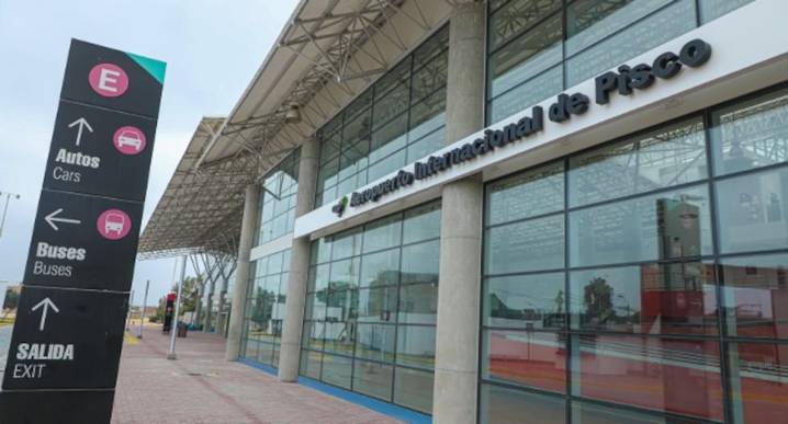 CORPAC anuncia suspensión de vuelos en el aeropuerto de Pisco por fuertes vientos y baja visibilidad