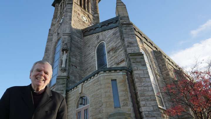 Historic St. Vincent’s Church restores bell and clock in Akron