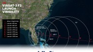 Florida rocket launch visibility map includes Georgia, South Carolina