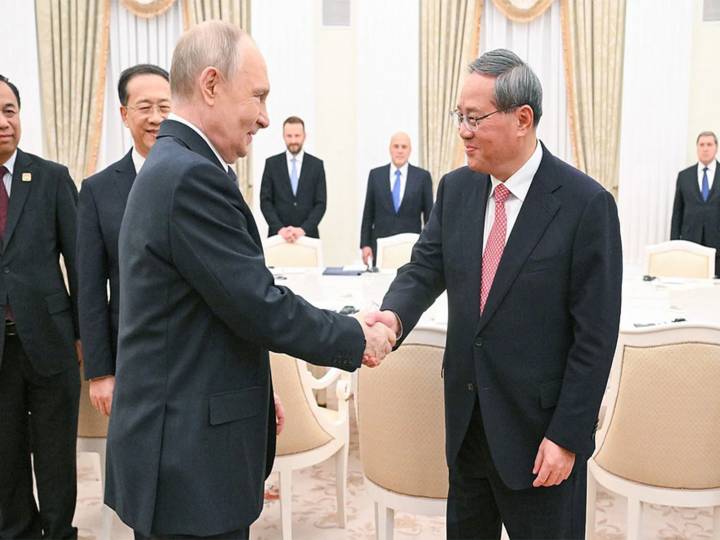 Putin says Russia-China ties are “experiencing best period in their history” during meeting with Li Qiang