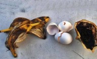 Para qué sirve mezclar cáscaras de banana y de huevo con café