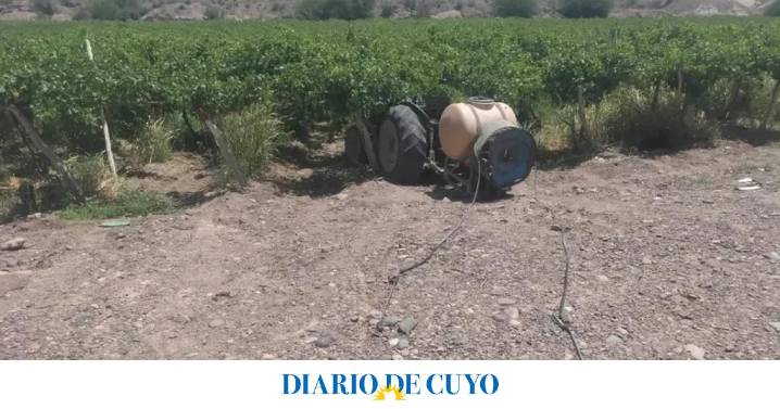 Grave accidente en Albardón: un hombre quedó internado en estado crítico tras ser aplastado por un tractor