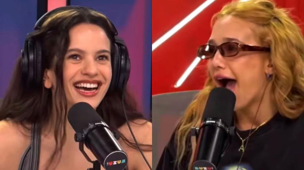 Rosalía y Ángela Torres sorprendieron al cantar juntas “La Perla” en Luzu TV: la reacción que se volvió viral