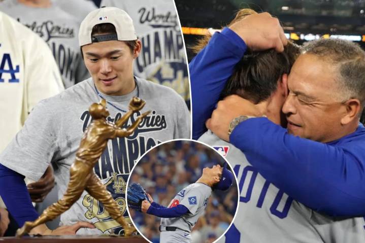 Dodgers' Yoshinobu Yamamoto wins World Series 2025 MVP — as Dave Roberts declares pitcher is the 'GOAT'