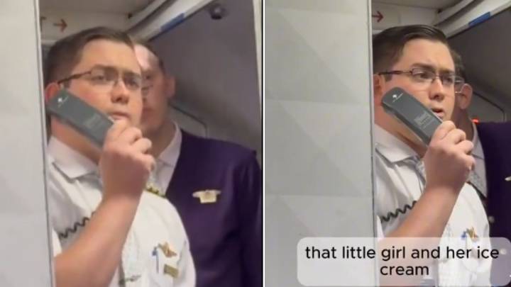 Video: Delta pilot calms nervous passengers with heartfelt 'ice cream promise' speech