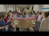 Military dad surprises son at Georgia elementary school