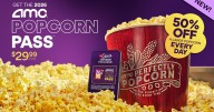 AMC Theatres® Launching AMC Popcorn Pass – Giving AMC Stubs Moviegoers Half-Price Large Popcorn Every Day Through the End of 2026 – Beginning Cyber Monday, December 1 |