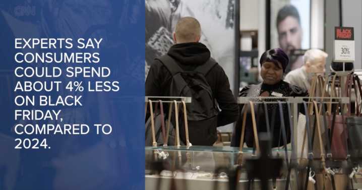Black Friday shoppers scale back spending amid economic concerns
