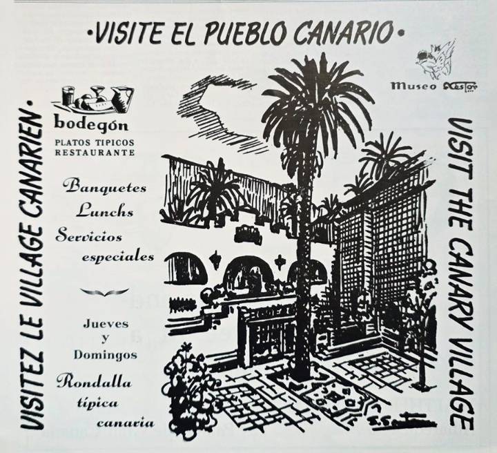 La ilustre inquilina del Pueblo Canario: Míchel Jorge Millares