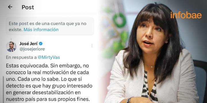 Mirtha Vásquez denuncia hackeo tras enfrentamientamiento con José Jerí en redes sociales