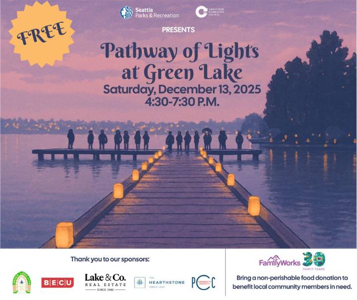 Seattle Shines with the Annual 2025 Pathway of Lights at Green Lake Park