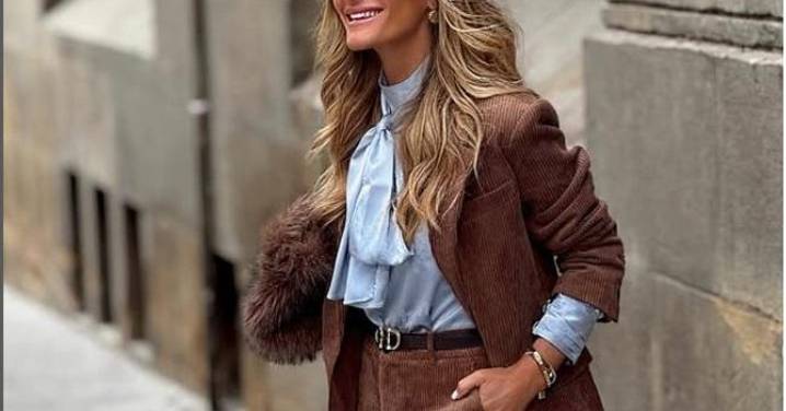 Anchos y en el color del invierno, los pantalones de pana de Stradivarius por los que sustituirás tus vaqueros más cómodos