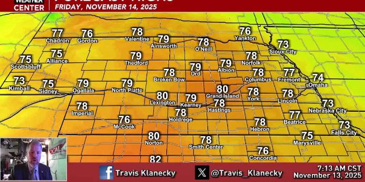 Warm end to the week, with many record highs likely on Friday